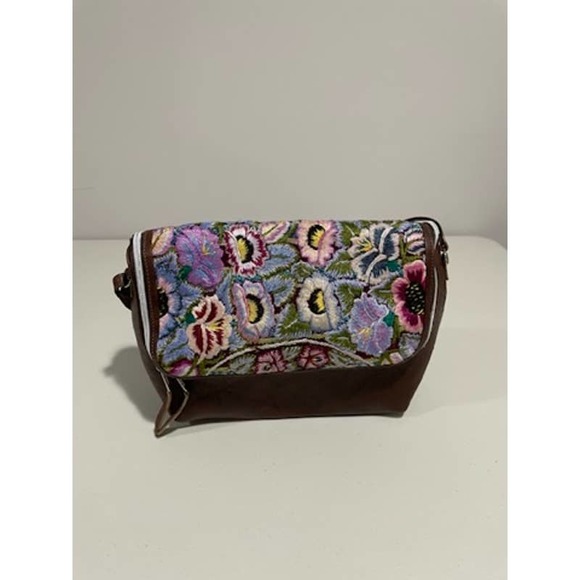 Hand Made Leather Purse, Vibrant Colors.